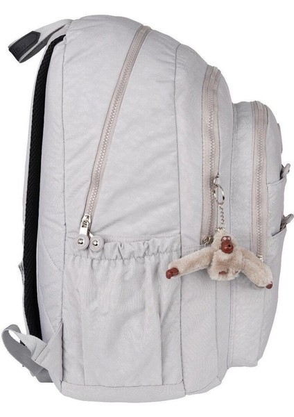 Kırınkıl Su Itici Kumaş 5 Bölmeli Aksesuarlı Okul Sırt Çantası Rlx1625-Bej fiyatları