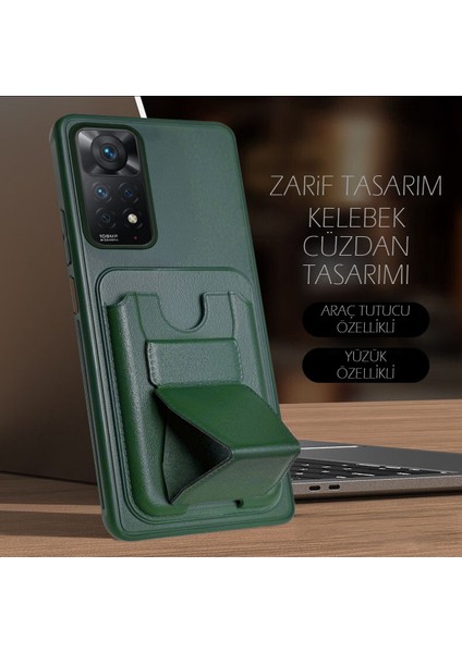 Xiaomi Redmi Note 11 Pro Standlı ve Cüzdanlı Kılıf Mtl Aksesuar