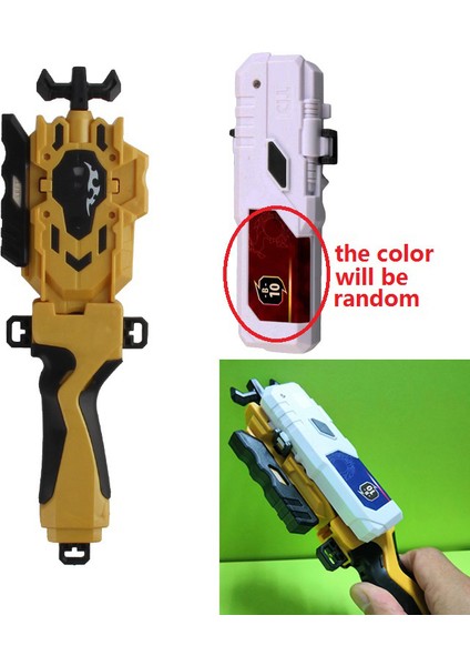 Mavi-Tek Yön Stili Çocuklar Için Beyblade Burst G Launcher Iki Yönlü Çekme Tel Anten LED Işıklı Beyblogger Jiroskop Parçaları Oyuncakları (Yurt Dışından)