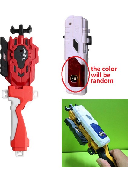Mavi-Tek Yön Stili Çocuklar Için Beyblade Burst G Launcher Iki Yönlü Çekme Tel Anten LED Işıklı Beyblogger Jiroskop Parçaları Oyuncakları (Yurt Dışından)