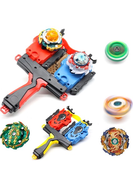Limon Sarısı Stili Yeni B149 Toupie Blade Bey Bay Burst Launcher Sol Sağ Iki Yönlü Tel Bıçaklı Oyuncak Çocuk Için Gyro Emici Klasik Oyuncak (Yurt Dışından)
