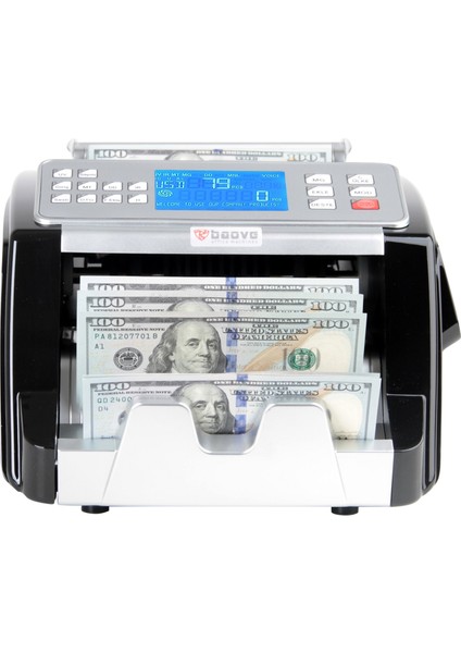 GB8300 Karışık Para Sayma Makinesi ve Sahte Yakalama - TL-Euro-Usd - Türkçe Konuşma + Müşteri Ekranı fiyatları