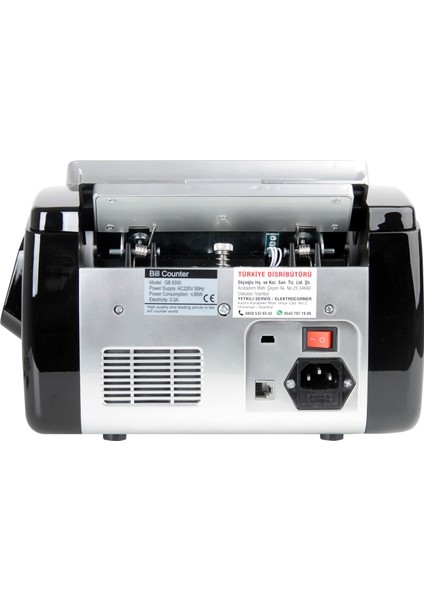 GB8300 Karışık Para Sayma Makinesi ve Sahte Yakalama - TL-Euro-Usd - Türkçe Konuşma + Müşteri Ekranı