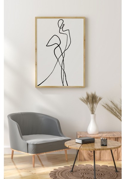 Ahşap Çerçeveli Mdf Tek Tablo Picasso Serisi (Kendi Tablo Setinizi Oluşturacağınız Liste) Çerçeveli 1186