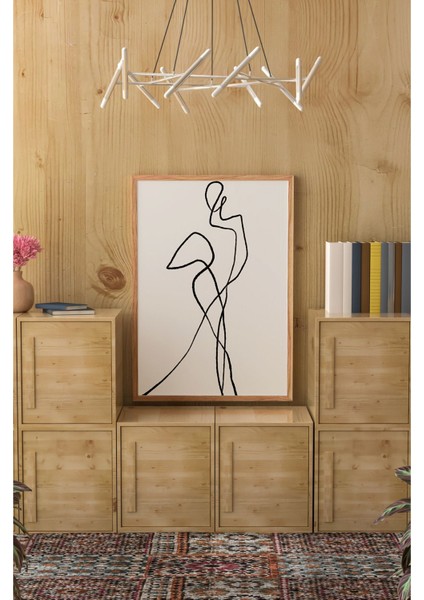 Ahşap Çerçeveli Mdf Tek Tablo Picasso Serisi (Kendi Tablo Setinizi Oluşturacağınız Liste) Çerçeveli 1186