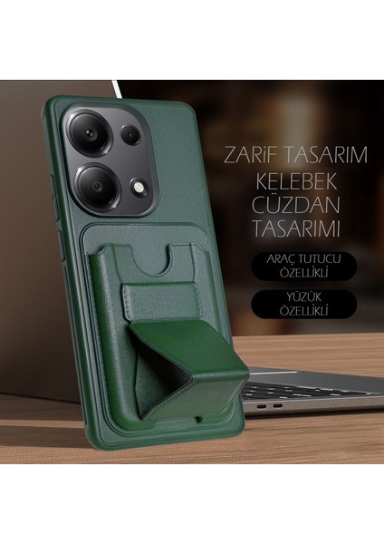 Xiaomi Redmi Note 13 Pro 4g Standlı ve Cüzdanlı Kılıf Mtl Aksesuar