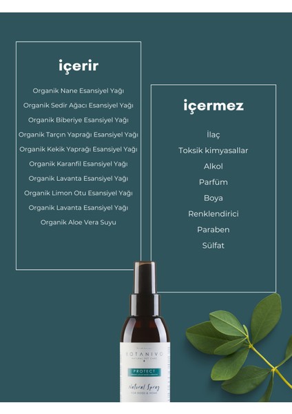 Köpekler Için Pire & Kene Karşıtı Sprey | Kovucu, Koruyucu, Önleyici | Organik Içerikli | 125 ml modelleri