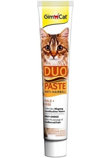 Furlo Gimcat Anti Hairball Tüy Yumağı Önleyici Peynirli Maltlı Kedi Ödül Macunu 50 gr - 4002064427218
