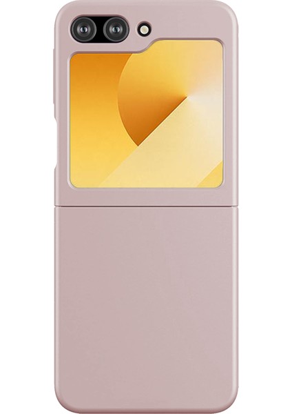 Samsung Galaxy Z Flip6 5g Sıvı Silikon+Pc Telefon Kılıfı (Yurt Dışından)