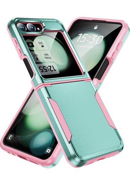 Samsung Galaxy Z Flip6 5g Pc+Tpu Askeri Sınıf Damla Koruyucu Telefon Kapağı (Yurt Dışından)