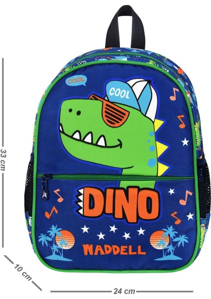Lisanslı Dinazor Desenli Lacivert Anaokul Kreş Okul Öncesi Çocuk Sırt Çantası fiyatları