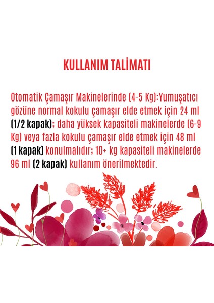 Konsantre Çamaşır Yumuşatıcısı Vanilya & Misk 1440 ml 60 Yıkama