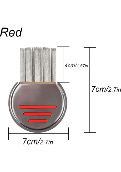 1ADET Metal Nit Başlı Saç Bitleri Tarayıcısı Ince Dişli Puan Bitleri Evcil Hayvan Puan Bitleri Çelik Tüy Bakım Tarakları Yüksek Saç Bitleri Tarakları Renk:yeşil (Yurt Dışından)