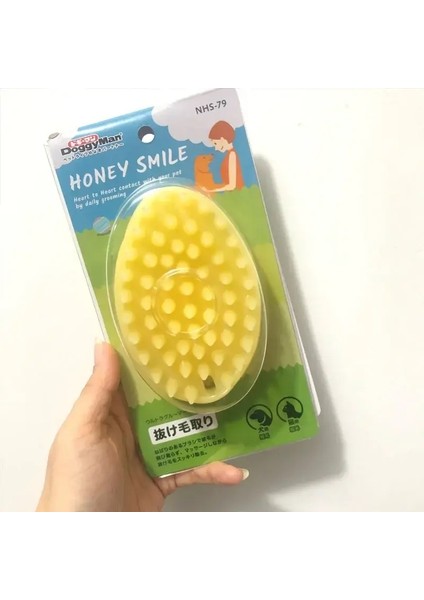 Köpek Kedi Masaj Fırçası Evcil Ürünleri Tavuklar Temizleyici Köpek Kavrağı Epilasyon Sıkıcı Fırçalar Yı Aletleri Yumuşak Nazik Silikon Kılı: Perakende Paket/boyut: S 76X43MM (Yurt Dışından)