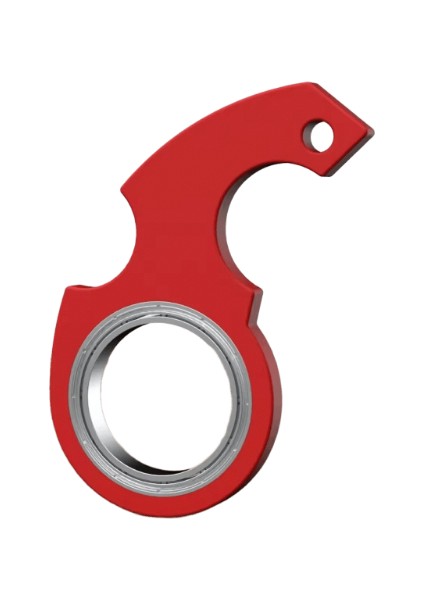 Yaratıcı Işıklı Anahtarlık Spinner Oyuncak Anahtarlık Metal Oyuncak Çocuk Parmak Ucu Dönen Anahtarlık Anksiyete Rahatlatmak Parti Hediyesi Renk: Siyah Stil 01 (Yurt Dışından)