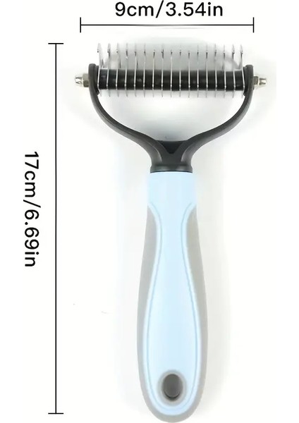 Köpek Tarakları, Irk Köpek Bakım Uzmanı Çift Fonksiyonlu Tüy Dökme Önleyici Fırça, Alt Tüy Küreği Kolay, Konforlu Bakım Renk:pembe/boyut:xl (Yurt Dışından)