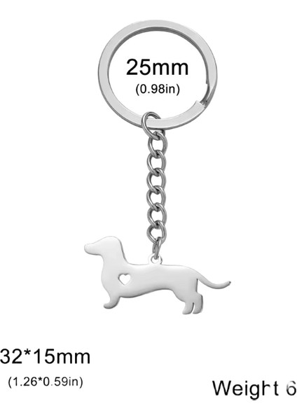 Benim Şeklim Sevimli Köpek Samoye Anahtarlık Kadınlar Erkekler Için Dachshund Köpek Yavrusu Hayvan Severler Araba Sırt Çantası Için Anahtarlık Moda Takı Hediyeler (Yurt Dışından)