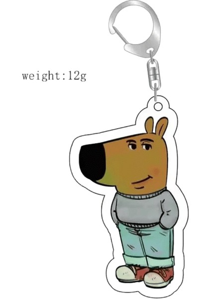 Yeni Sadece Bir Chill Guy Kız Meme Anahtarlıklar Aksesuarlar Için Çanta Anahtarlık Yüzük Takı Serin Köpek Tatil Arkadaşlar Anahtarlık Hediyeler (Yurt Dışından)