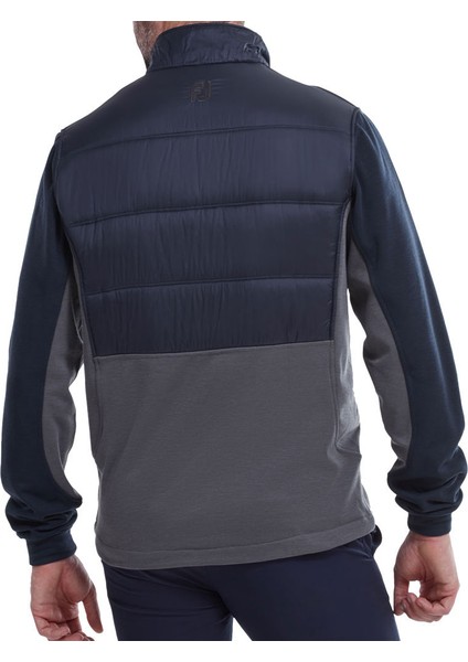 Hibrit Dolgulu Orta Katman Golf Ceket Lacivert 87984