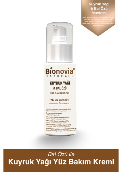 Kuyruk Yağı & Bal Özü Yaşlan.ma Karşıtı Krem 100ML