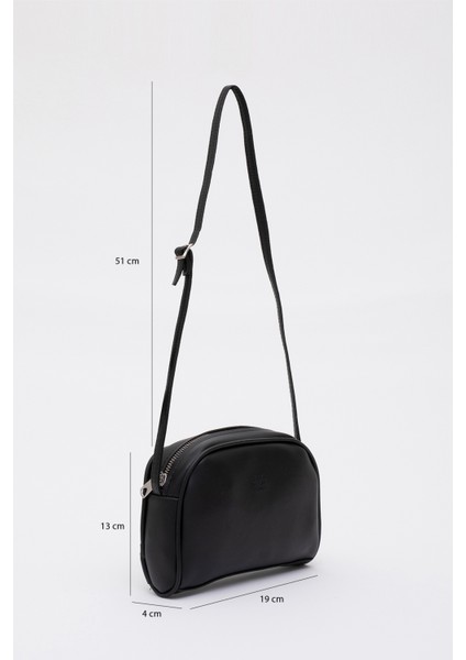 Pudra Shk25 Mini Urban Çapraz Askılı Tek Bölmeli Deri Kol Ve Omuz Çantası U:19 E:13 G:4 Cm