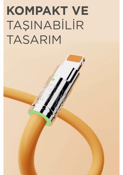 U160 Siyah 3 In 1 USB To Type-C , Lightning , Micro Uçlu Şarj Data Kablosu modelleri