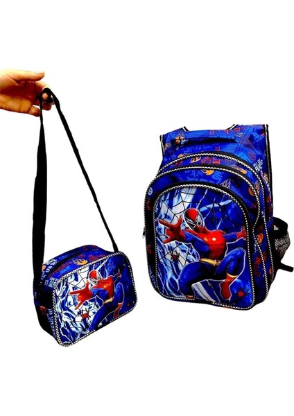 Örümcek Adamlı Işıklı Ilkokul Çantası 2’Li Takım fiyatları
