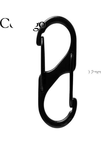 5 Adet Mini S Karabina Anahtarlık Yapış Kanca Bahar Klip Paracord Ipi Asılı Anti-Hırsızlık Anahtarlık Anahtarlık Aksesuarları 32 ~ 60MM (Yurt Dışından)