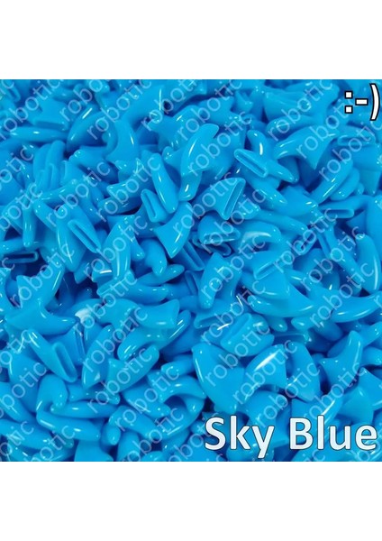 20Pcs - Kediler Için Yumuşak Tırnak Kapakları + 1X Yapışkan Tutkal + 1X Aplikatör/ * Xs, S, M, L, Kapak, Kedi, Pençe, Pençe, Ztp */Renk: Gök Mavisi/Boyutu: Xs (Yurt Dışından)