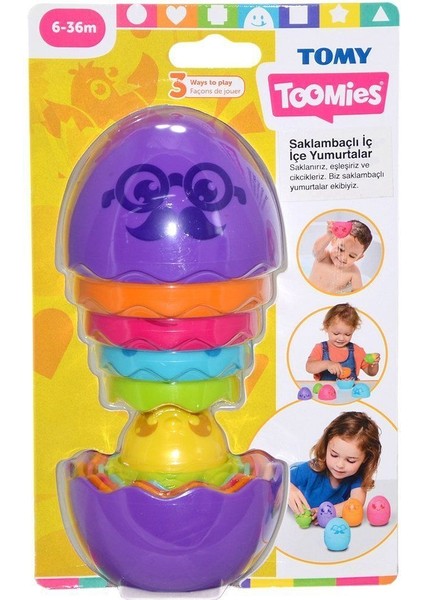73080 Tomy - Iç Içe Yumurtalar 6-36 Ay