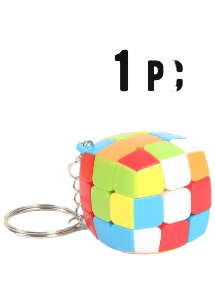 1/5/10 Adet Mini Sihirli Küp Çocuklar Için Yapboz Küpleri, Anahtarlık Oyuncakları, Başlangıç, Profesyonel, Çocuklar Için Oyuncaklar, 3X3X3RENK:1 Adet (Yurt Dışından)