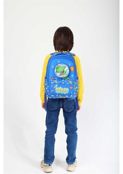 Kids Sırt Çantası Toys Dinozor Mavi Erkek Okul Sırt Çantası modelleri