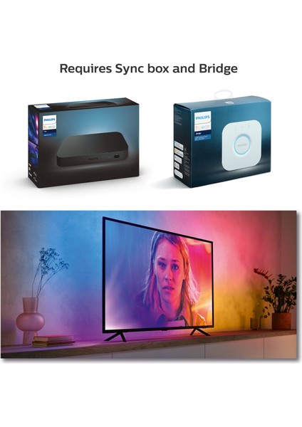 Hue Lightstrip Gradient TV 55" Akıllı Led Şerit
