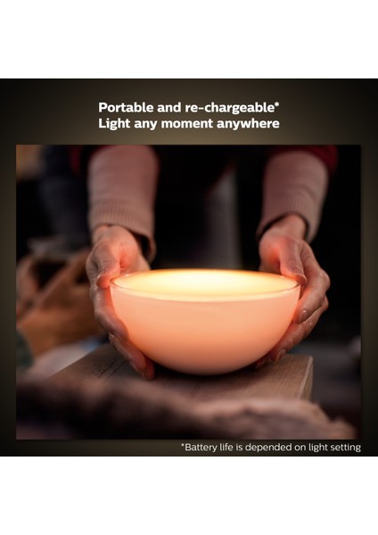 Hue Go Şarjlı Taşınabilir RGB Akıllı Lamba v2
