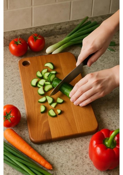 Kesme Tahtası Ahşap 29,5 x 18,5 cm T8