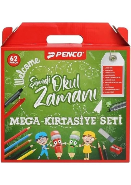 Blg Okul Zamanı Mega Kırtasiye Seti 62 Parça Kycshp 471408