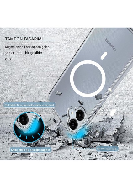 Samsung Galaxy A06 Şeffaf Magsafe Kılıf Mtl Aksesuar indirimleri