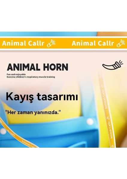 30 Çeşit Ses Efektleri Hayvan Üflenebilir Trompet Çocuk Oyuncakları (Yurt Dışından)