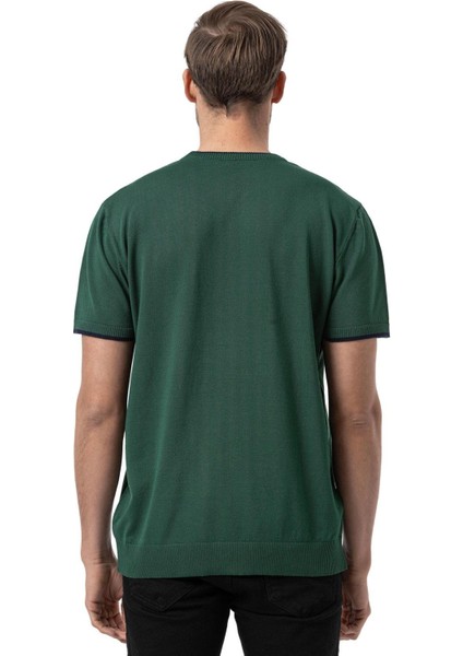 Bisiklet Yaka Triko T-Shirt