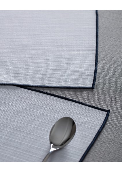 Nostang 2'li Amerikan Servis - Beyaz/lacivert fiyatları