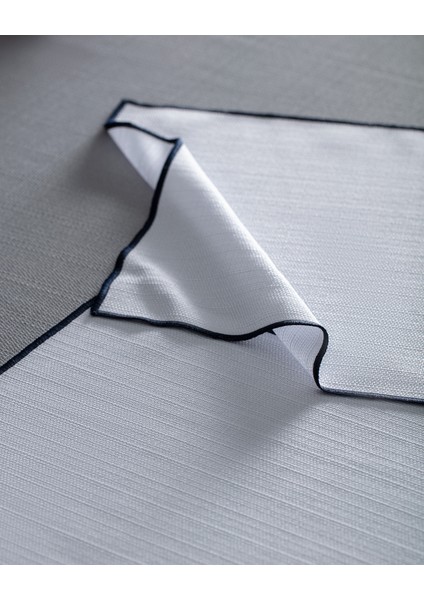 Nostang 2'li Amerikan Servis - Beyaz/lacivert modelleri