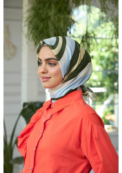 Yaz Işıltısı Koleksiyonu Soft Eşarp Buz Mavi Yeşil 1183-04