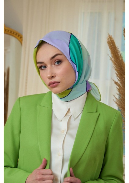 Yaz Işıltısı Koleksiyonu Soft Eşarp Mint Yağ Yeşili 1190-09