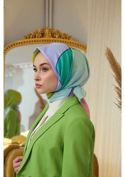 Yaz Işıltısı Koleksiyonu Soft Eşarp Mint Yağ Yeşili 1190-09