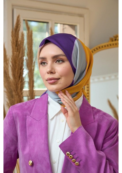 Yaz Işıltısı Koleksiyonu Soft Eşarp Turuncu Mor 1190-07 fiyatları