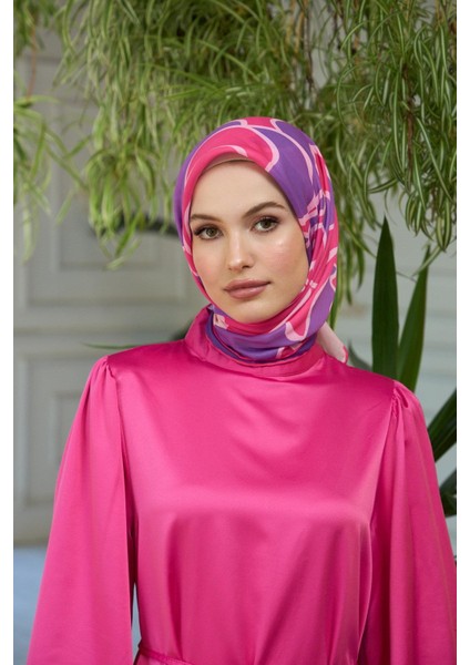 Yaz Işıltısı Koleksiyonu Soft Eşarp Mor Narçiçeği 1188-10
