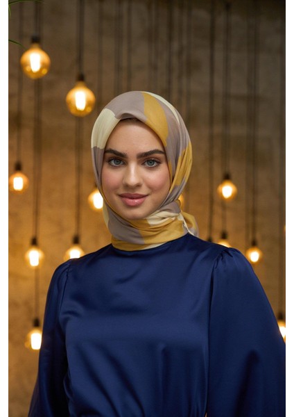 Yaz Işıltısı Koleksiyonu Soft Eşarp Gold Vizon 1186-15
