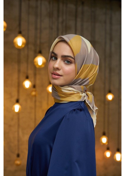 Yaz Işıltısı Koleksiyonu Soft Eşarp Gold Vizon 1186-15