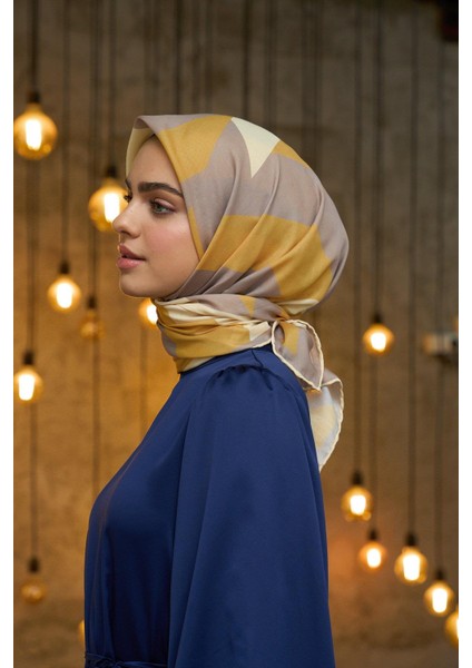 Yaz Işıltısı Koleksiyonu Soft Eşarp Gold Vizon 1186-15