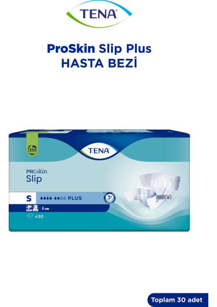 Premium 6 Damla Small Küçük S Hasta Bezi 30 Adet Belbantlı